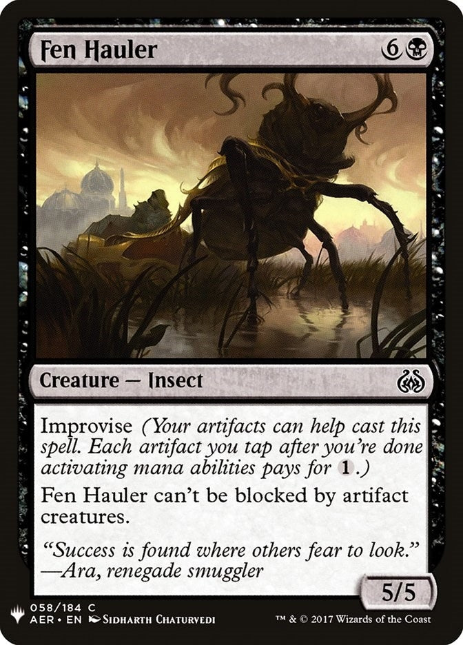 Image for Fen Hauler (58) (LIST) - Magic: The Gathering