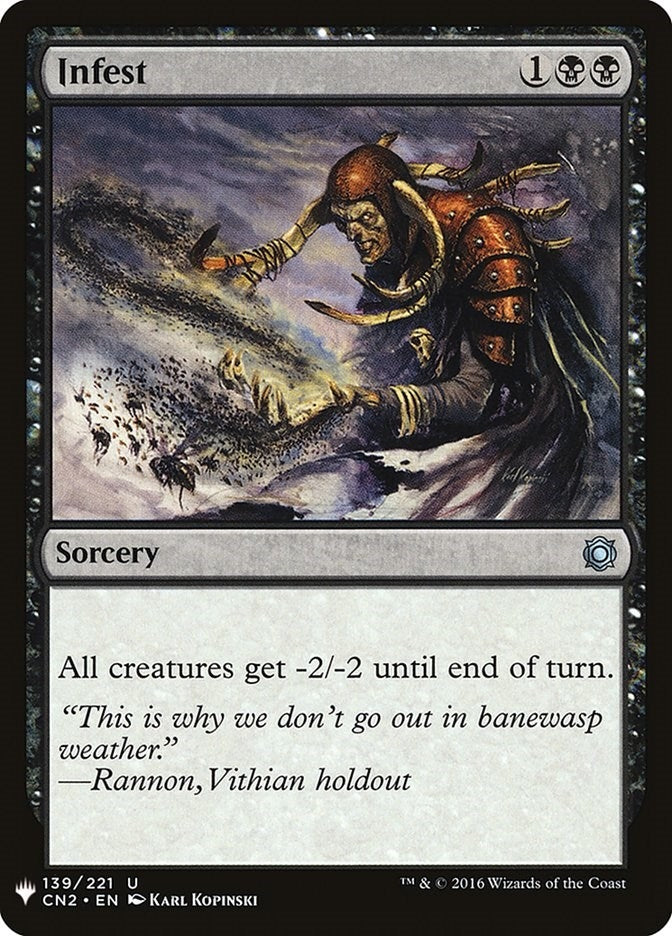 Image for Infest (139) - Magic: The Gathering