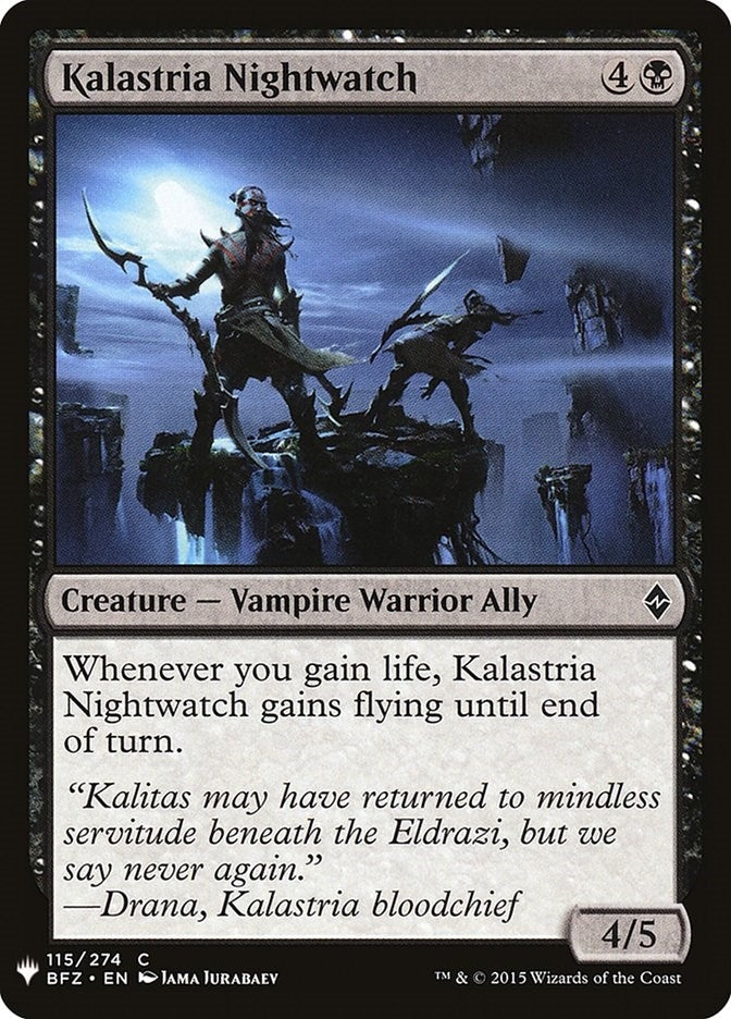 Image for Kalastria Nightwatch (115) - Magic: The Gathering