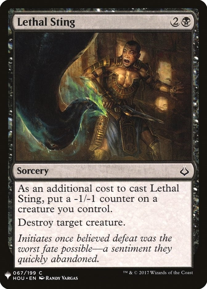 Image for Lethal Sting (67) - Magic: The Gathering