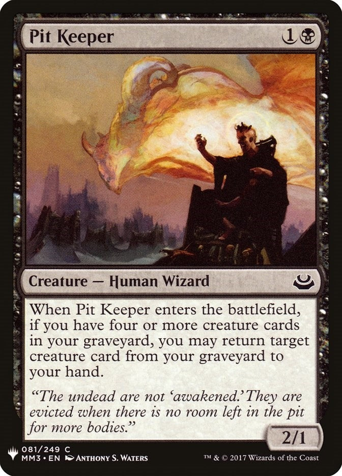 Image for Pit Keeper (81) - Magic: The Gathering