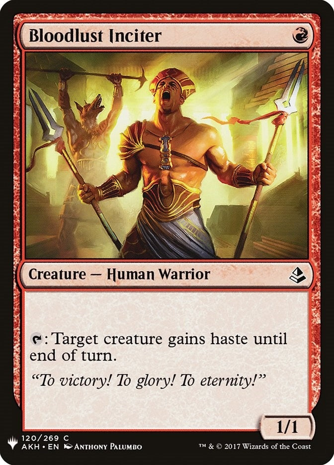 Image for Bloodlust Inciter (120) - Magic: The Gathering