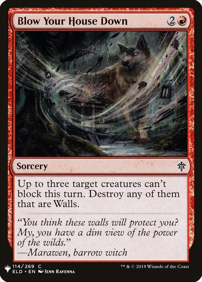 Image for Blow Your House Down (114) - Magic: The Gathering