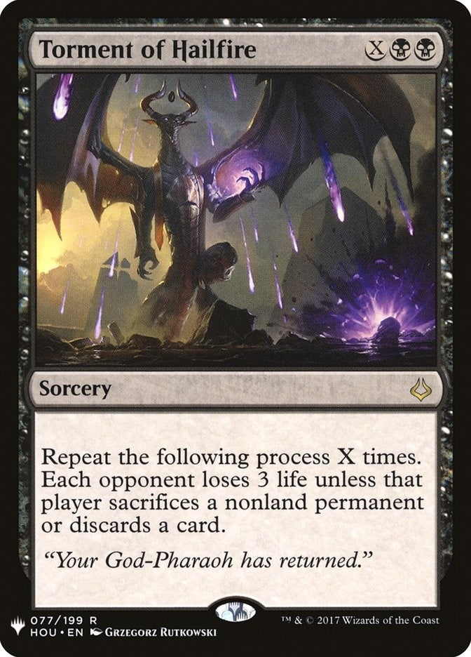 Image for Torment of Hailfire (77) (LIST) - Magic: The Gathering