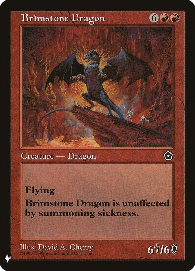 Image for Brimstone Dragon (LIST) - Magic: The Gathering