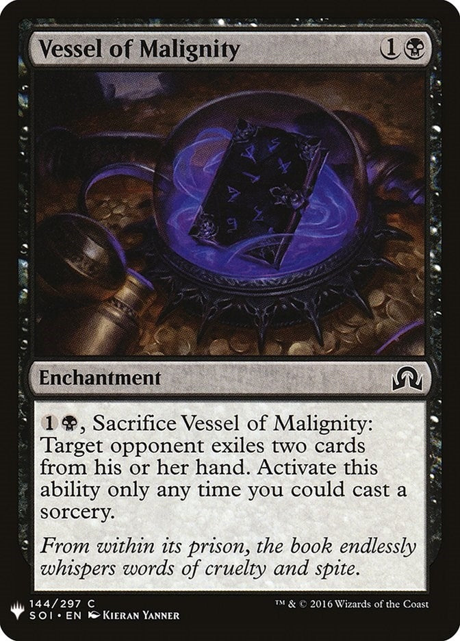 Image for Vessel of Malignity (144) - Magic: The Gathering