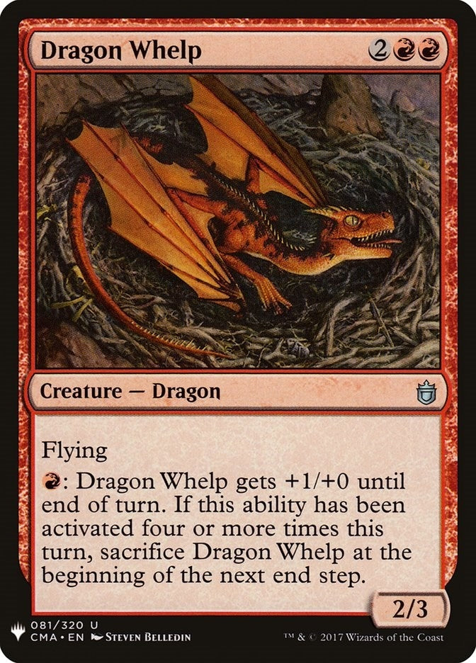 Image for Dragon Whelp (81) - Magic: The Gathering