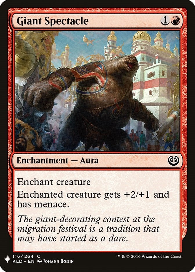 Image for Giant Spectacle (116) (LIST) - Magic: The Gathering