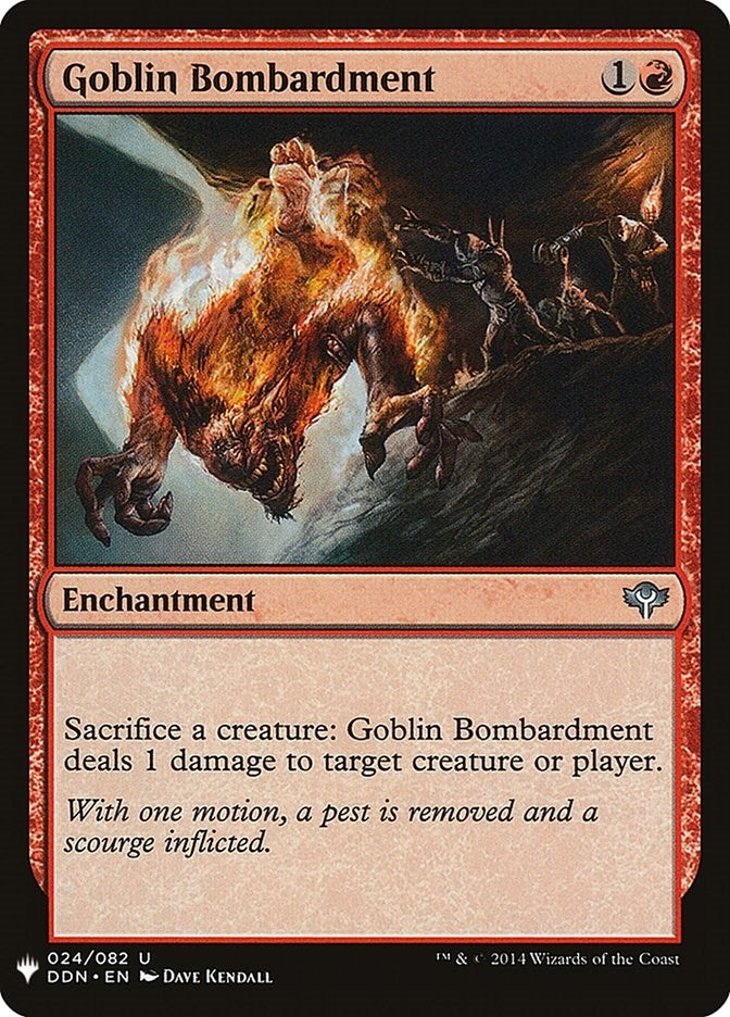 Image for Goblin Bombardment (DDN) (24) (LIST) - Magic: The Gathering