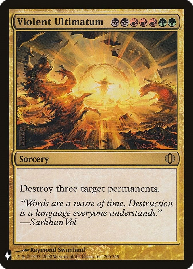 Image for Violent Ultimatum (206/249) - Magic: The Gathering