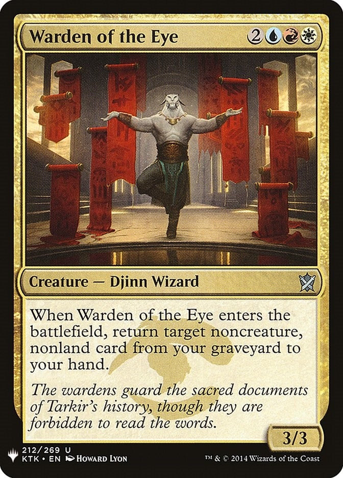 Image for Warden of the Eye (212) - Magic: The Gathering