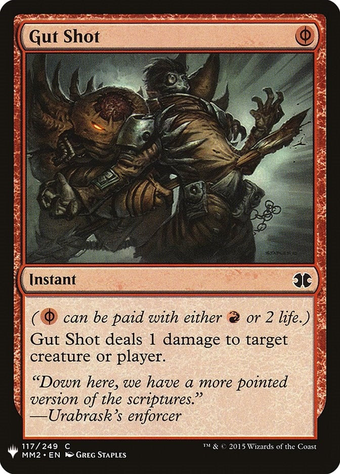 Image for Gut Shot (117) - Magic: The Gathering