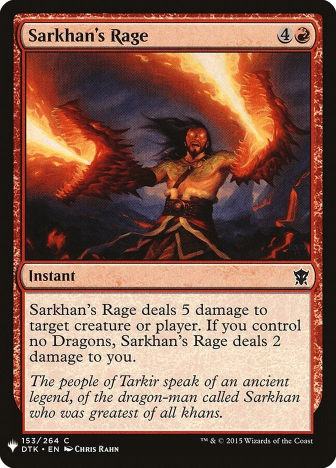 Image for Sarkhan's Rage (153) - Magic: The Gathering