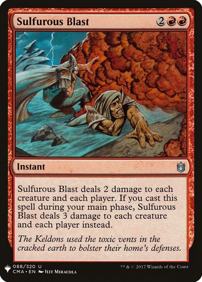 Image for Sulfurous Blast (88) - Magic: The Gathering