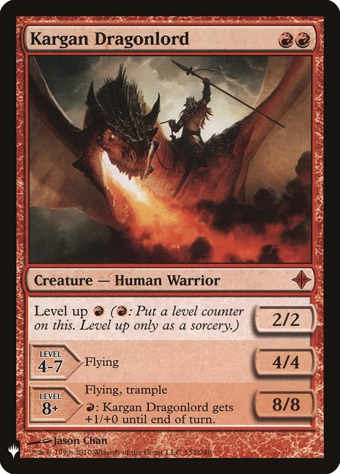 Image for Kargan Dragonlord (152) - Magic: The Gathering