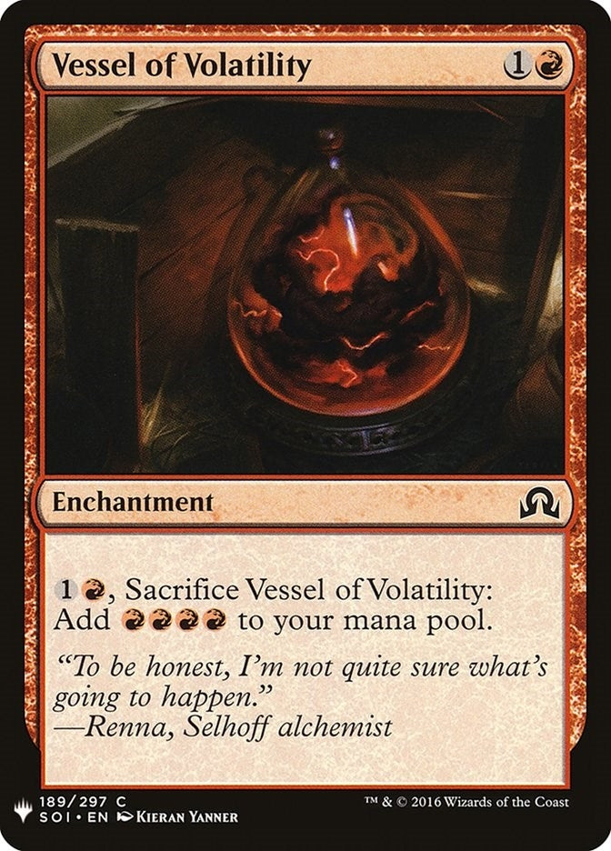 Image for Vessel of Volatility (189) - Magic: The Gathering