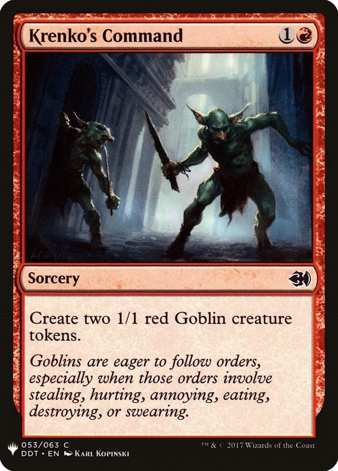 Image for Krenko's Command (53) - Magic: The Gathering