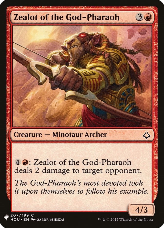 Image for Zealot of the God-Pharaoh (207) - Magic: The Gathering