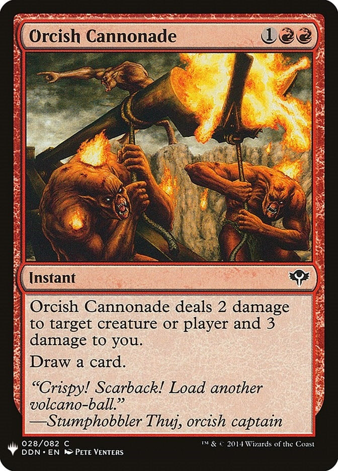 Image for Orcish Cannonade (28) - Magic: The Gathering