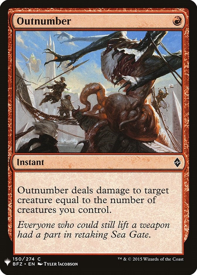 Image for Outnumber (150) - Magic: The Gathering