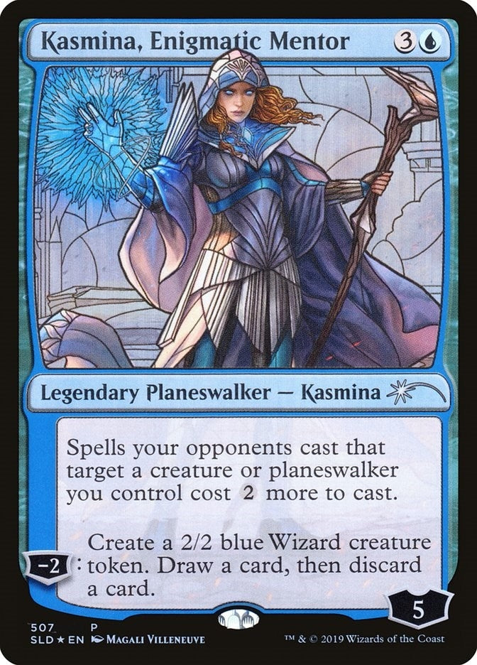 Image for Kasmina, Enigmatic Mentor (Stained Glass) (507) - Magic: The Gathering