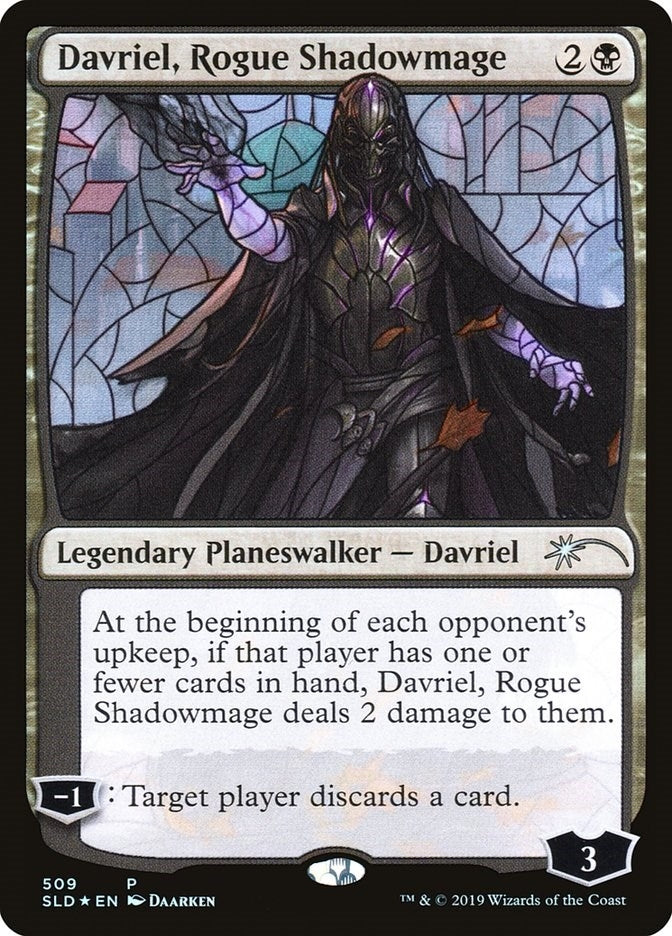 Image for Davriel, Rogue Shadowmage (Stained Glass) (509) - Magic: The Gathering