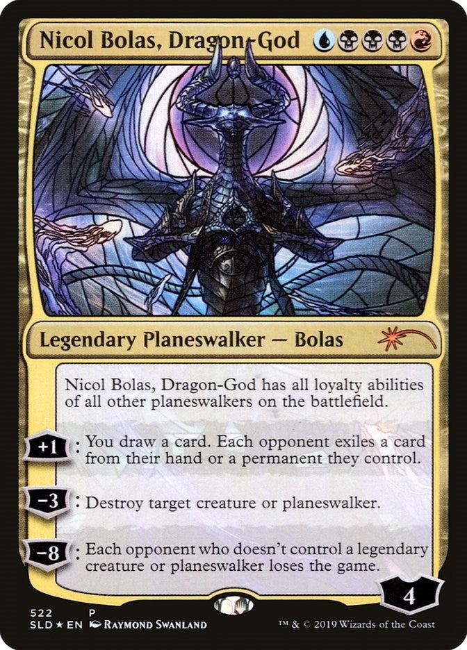 Image for Nicol Bolas, Dragon-God (Stained Glass) (522) - Magic: The Gathering