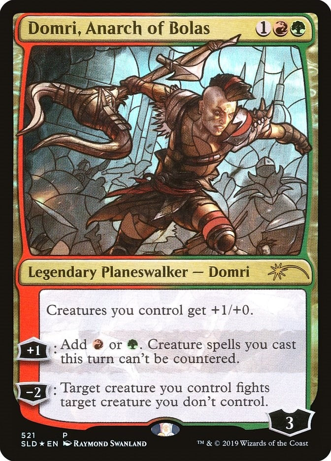 Image for Domri, Anarch of Bolas (Stained Glass) (521) - Magic: The Gathering
