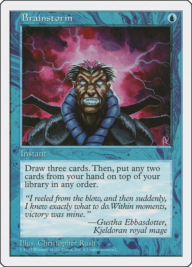 Image for Brainstorm - Magic: The Gathering