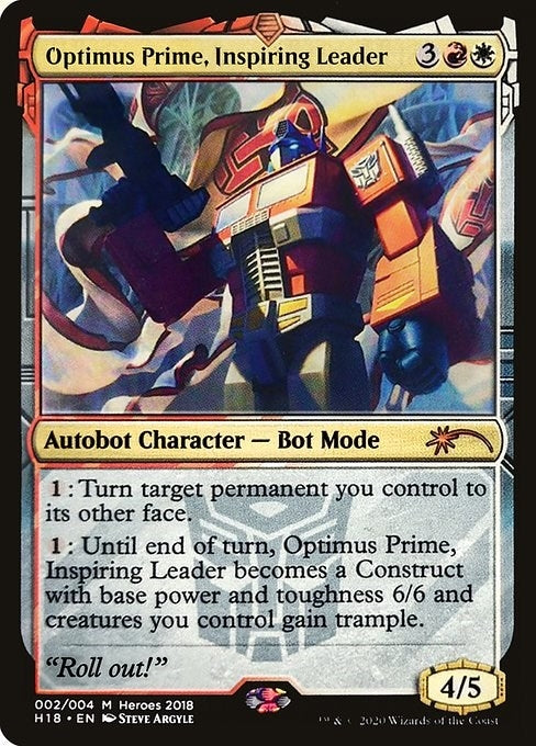 Image for Optimus Prime, Inspiring Leader (2) - Magic: The Gathering