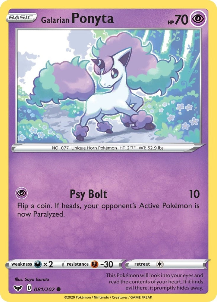 Image for Galarian Ponyta (081/202) (SWSH01) - Pokemon