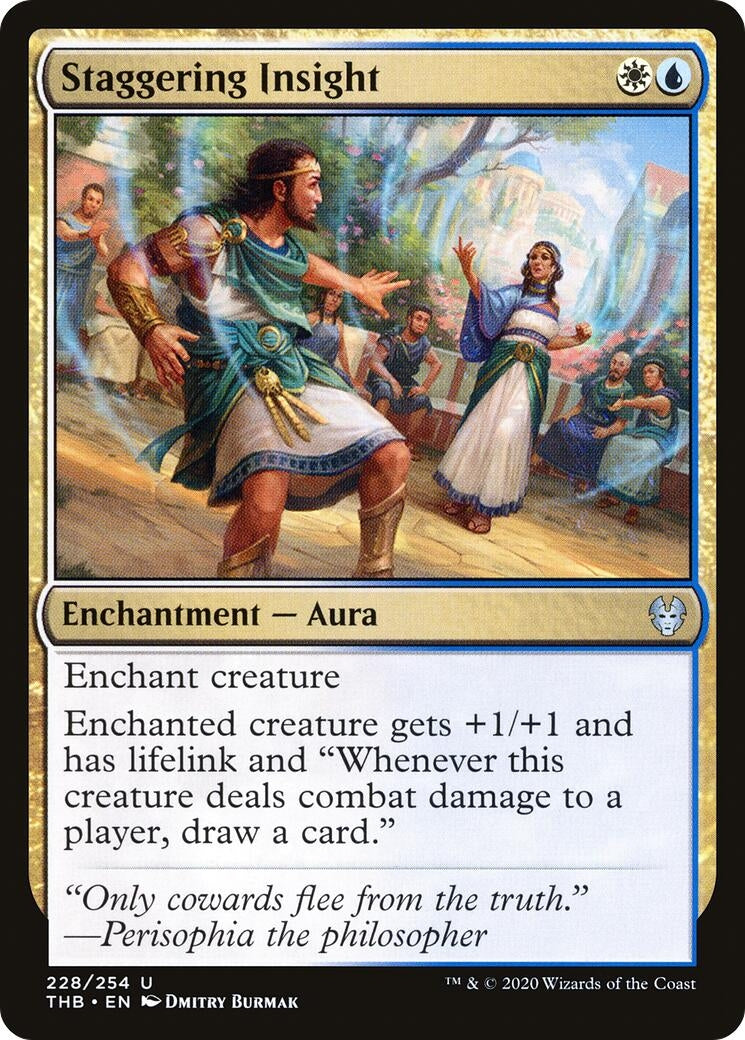 Image for Staggering Insight (228) - Magic: The Gathering