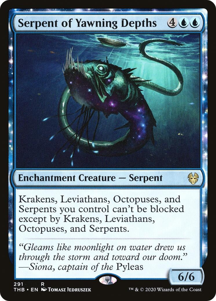 Image for Serpent of Yawning Depths (291) - Magic: The Gathering