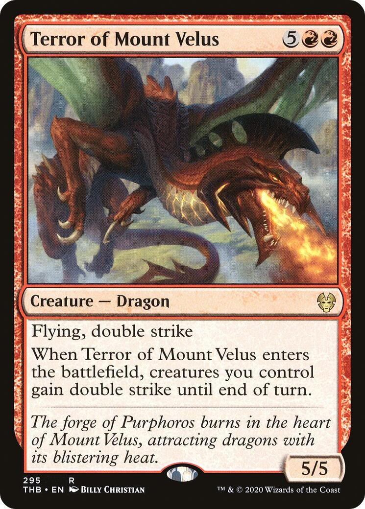 Image for Terror of Mount Velus (295) - Magic: The Gathering