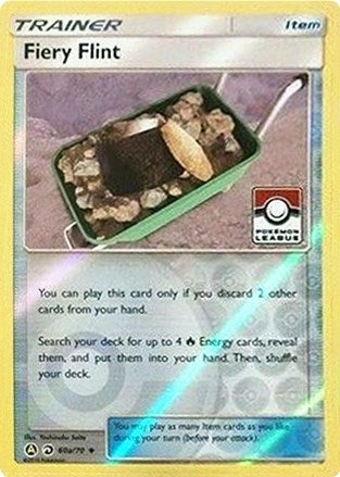 Image for Fiery Flint - 60a/70 (Pokemon League) (060a/070) (PR) - Pokemon
