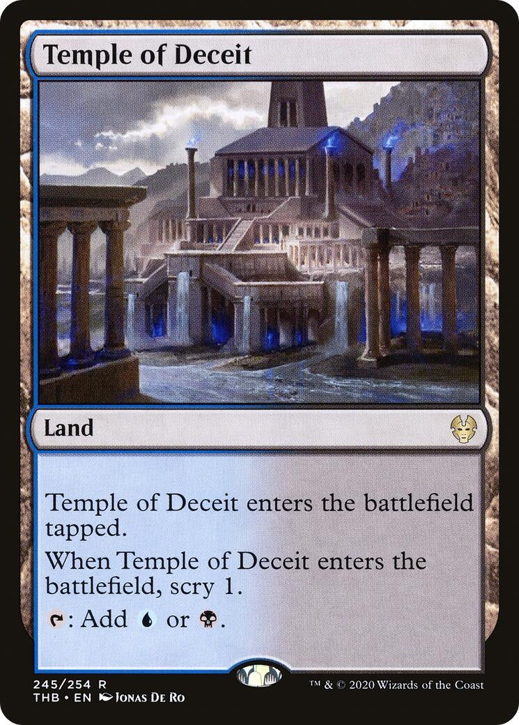 Image for Temple of Deceit (245) (THB) - Magic: The Gathering