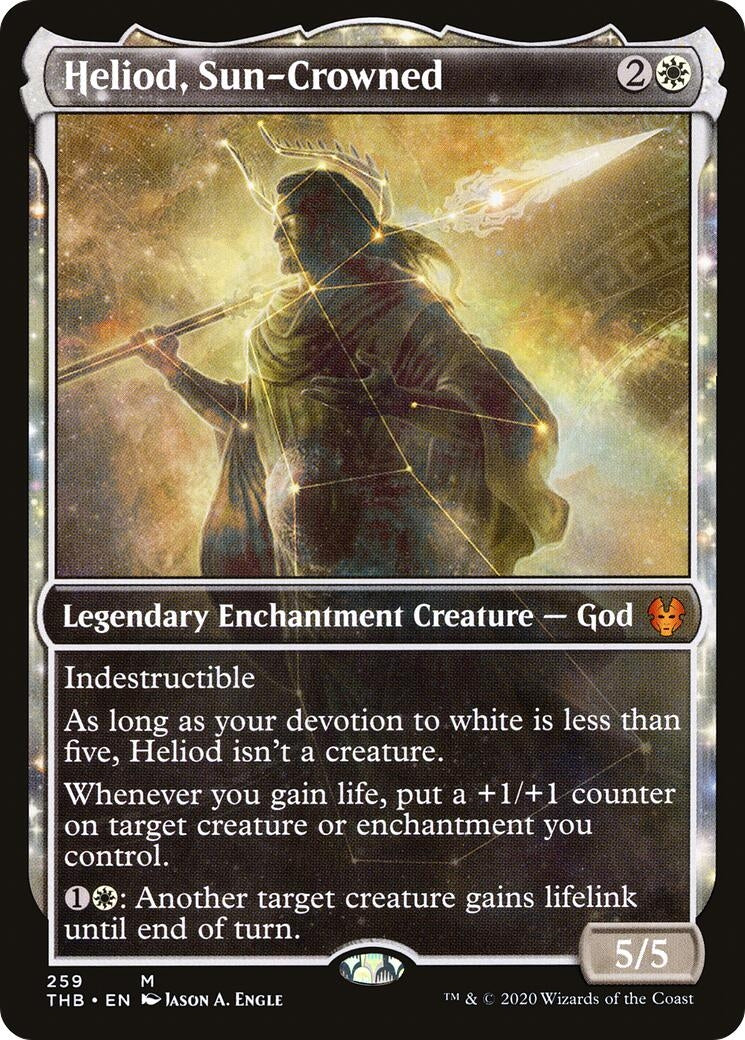 Image for Heliod, Sun-Crowned (Showcase) (259) - Magic: The Gathering