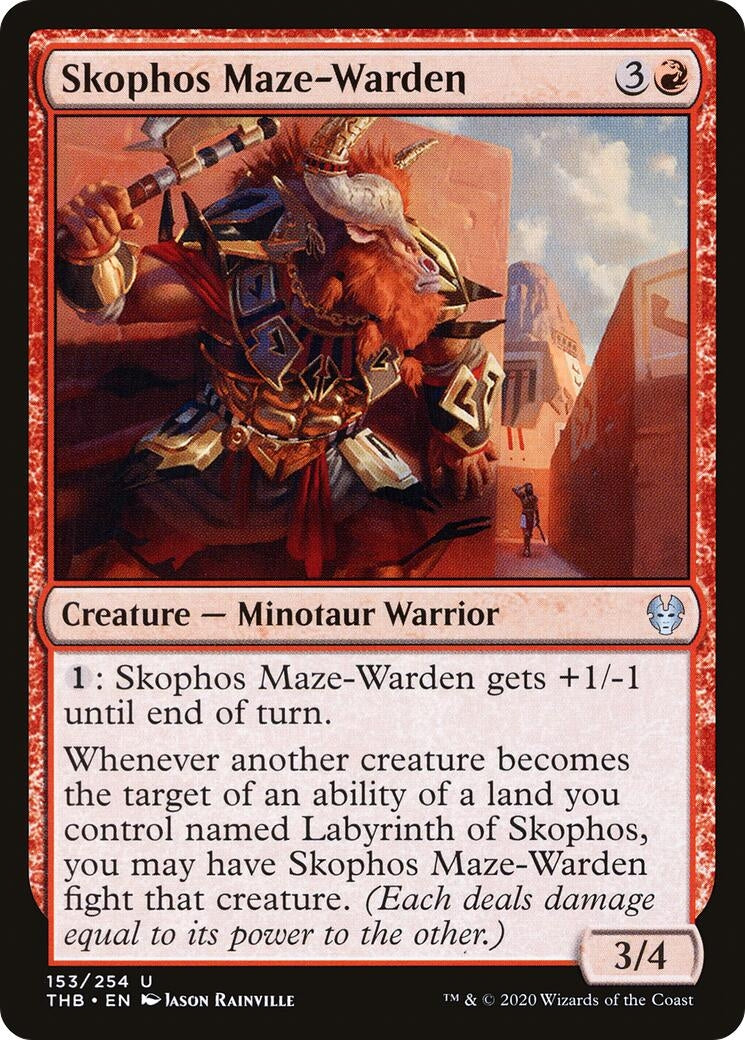 Image for Skophos Maze-Warden (153) - Magic: The Gathering