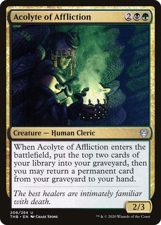Image for Acolyte of Affliction (206) (THB) - Magic: The Gathering