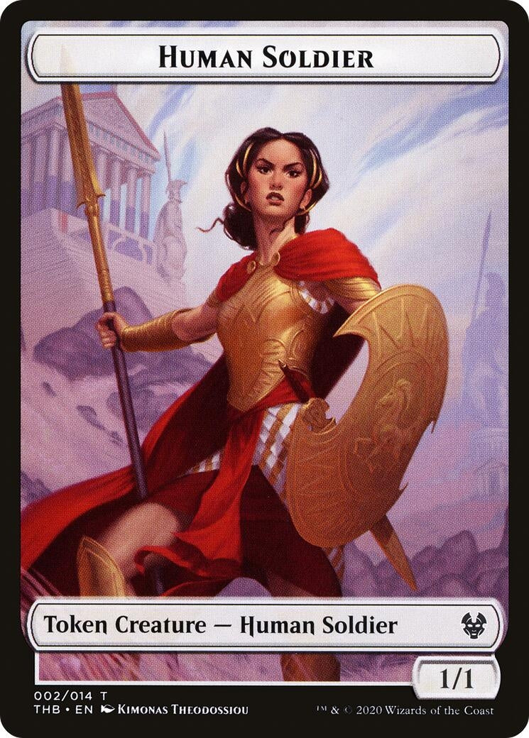 Image for Human Soldier Token (2) - Magic: The Gathering