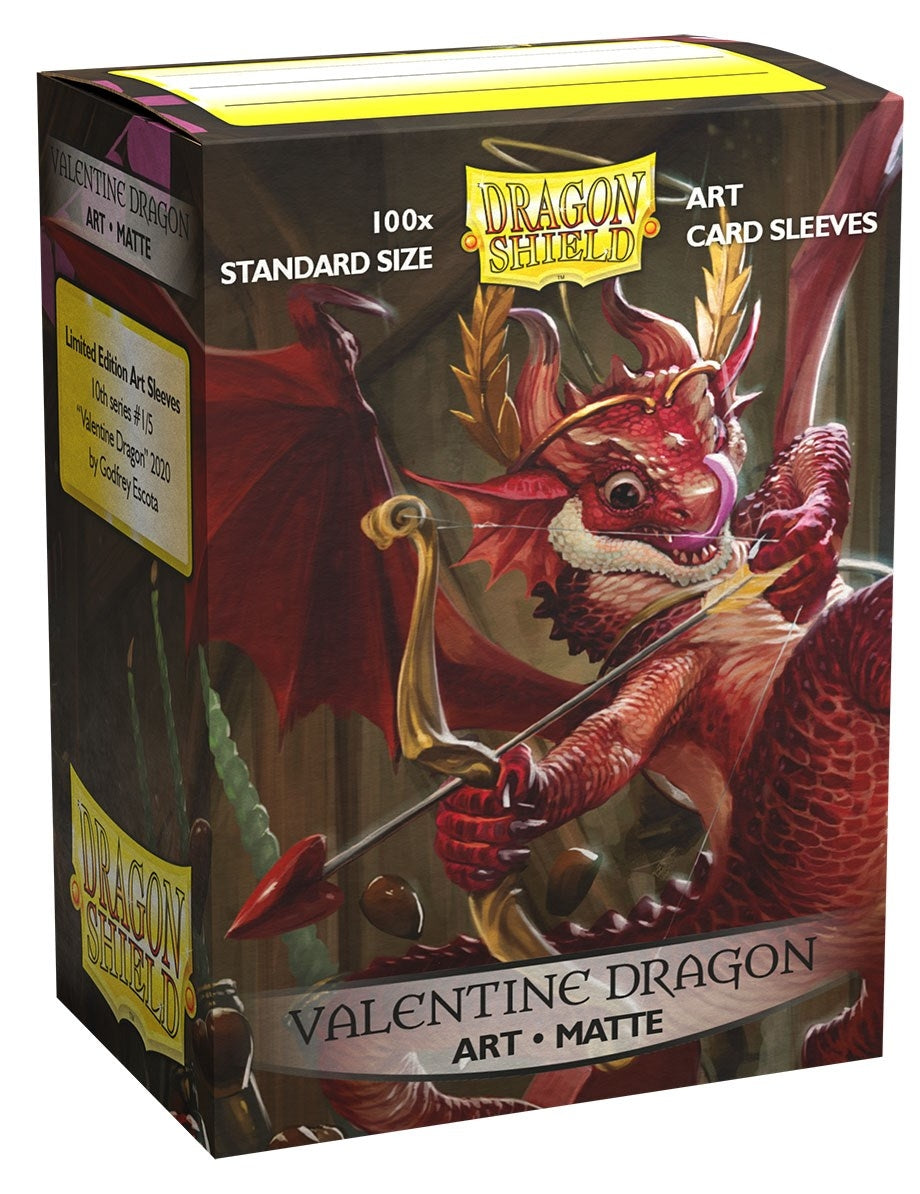 Image for Dragon Shield 2020 Limited Edition Art Sleeves - Valentine Dragon (100-Pack) - Card Sleeves