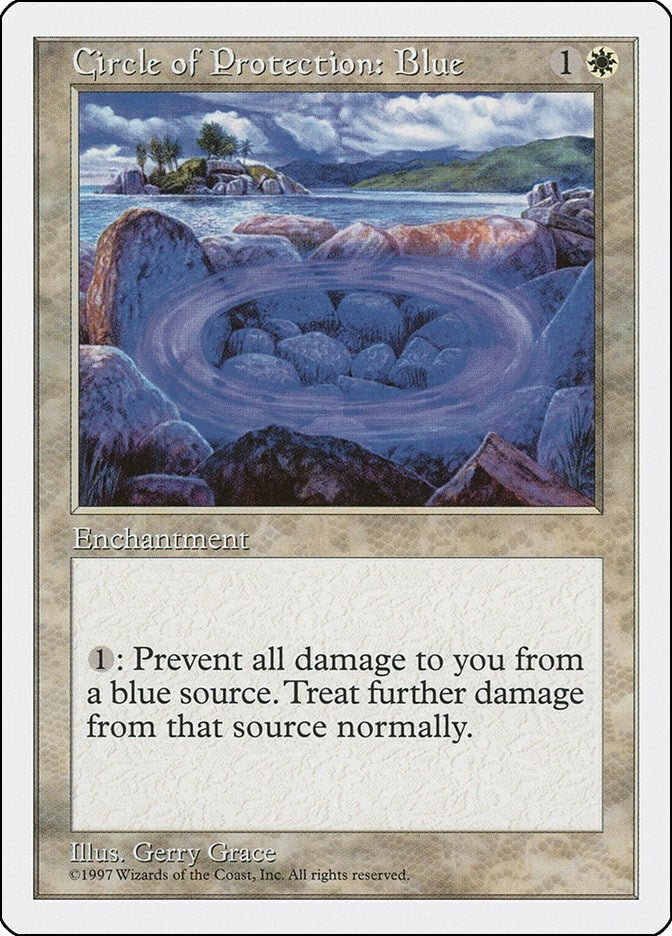Image for Circle of Protection: Blue - Magic: The Gathering