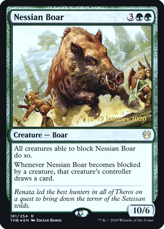 Image for Nessian Boar (181) - Magic: The Gathering