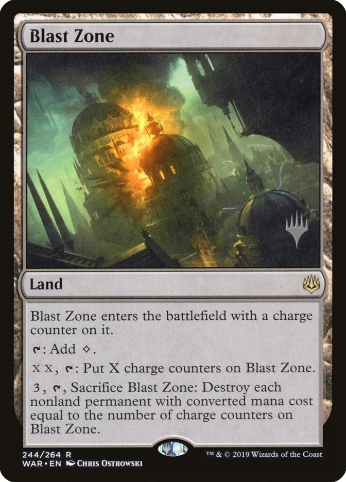 Image for Blast Zone (WAR) (244) - Magic: The Gathering