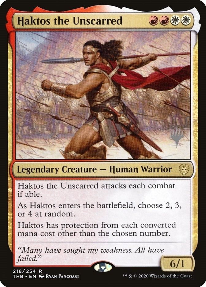Image for Haktos the Unscarred (218) - Magic: The Gathering