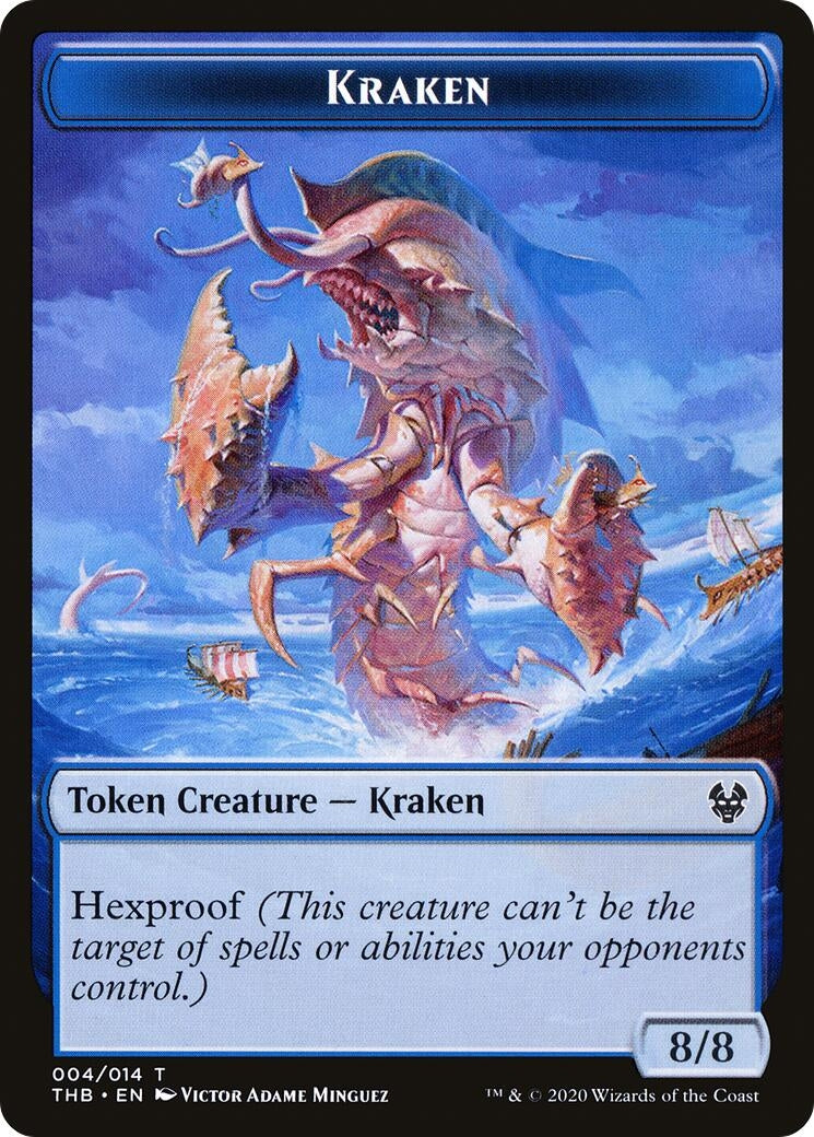 Image for Kraken // Satyr Double-Sided Token (4 // 9) - Magic: The Gathering