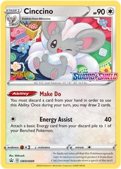 Image for Cinccino - SWSH009 (Prerelease) [Staff] (SWSH009) (SWSD) - Pokemon