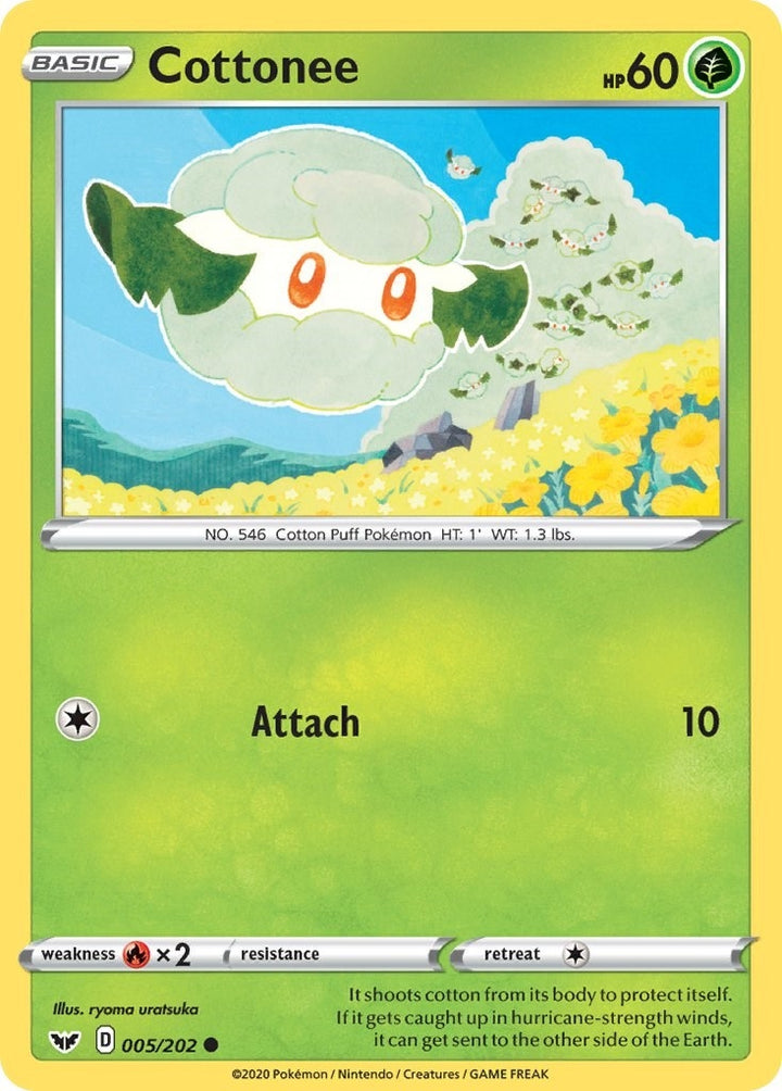 Image for Cottonee (005/202) (SWSH01) - Pokemon
