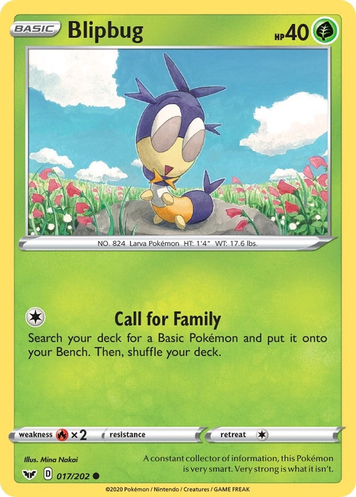 Image for Blipbug (017) (017/202) (SWSH01) - Pokemon