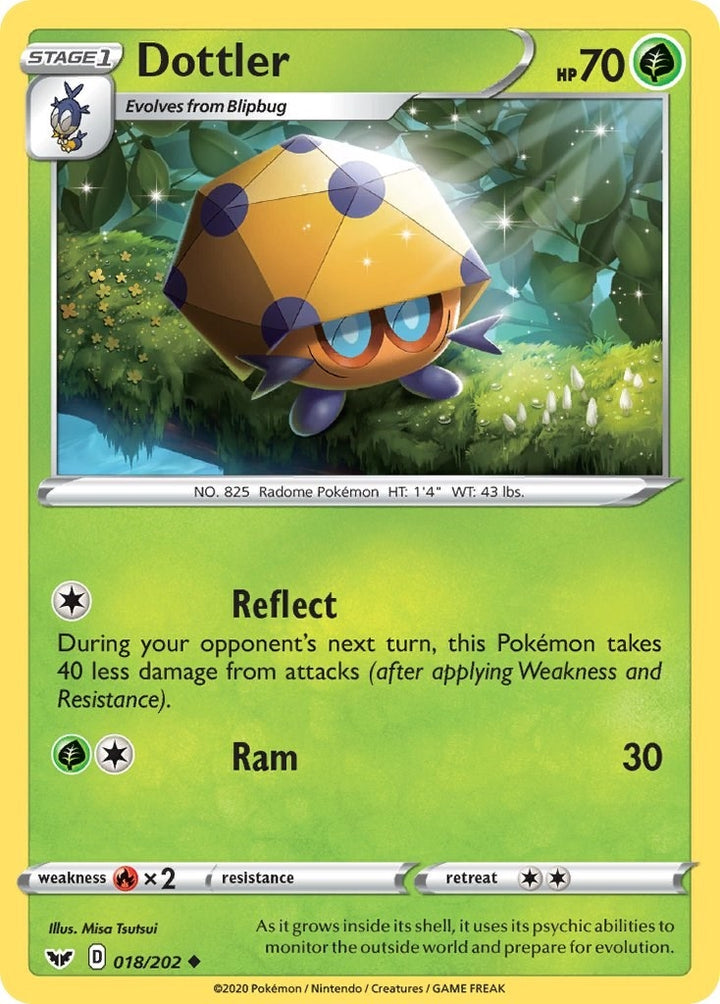 Image for Dottler (018/202) (SWSH01) - Pokemon